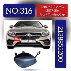 Front Towing Cap 2138855200 Compatible With Mercedes Benz E-Class (W213) (AMG) (2017-2020) Tag No.316