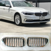 Kidney Grill Set 51137390865 = L.H & 51137390866 = R.H Compatible With BMW 5 Series G30 Tag 77