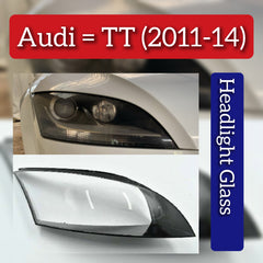 Front Headlight Glass Compatible with AudiTT 201114.