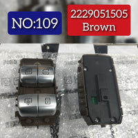 Brown Window Switch 2229051505 2229052104 A2229051505 For Mercedes-Benz S-CLASS W222 Tag-SW-109