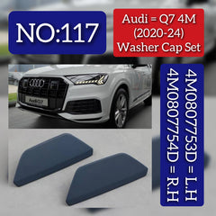 Audi Q7 4M (2024-24) Washer Cap Set. 4M0807754D = R.H, 4M0807753D = L.H. Tag 117