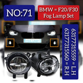 Fog Lamp Fog Light Compatible With BMW 3 Series F30/F20 Fog Lamp Fog Light Left 63177315559 & Right 63177315560 Tag-FO-71