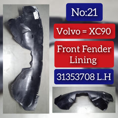 Front Left Fender Liner 31353708 Compatible With VOLVO XC90 Tag-FEV-21