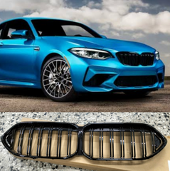 Kidney Grill Set 51135A39376.Compatible With  BMW 2 Series F44(2020-2024) Tag 111