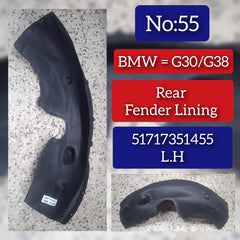 Rear Left Fender Liner 51717351455 Compatible With BMW 5 Series G30 F90 Tag-FE-55