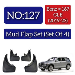 Mercedes Benz 167 GLE (2019-23) Mud Flap Set (Set of 4) Tag 127