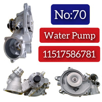 Water Pump 11517586781 11517524551 11517524552 Compatible With BMW 7 Series E65, E66, E67 Tag-W-70