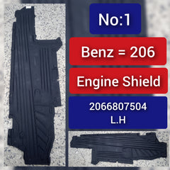 Engine Splash Shield Left 2066807504 Compatible With MERCEDES-BENZ W206 Tag No.1