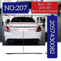 Rear Trunk Chrome 2057430082 Compatible With MERCEDES BENZ C-CLASS W205 2015-2020 Tag No.207