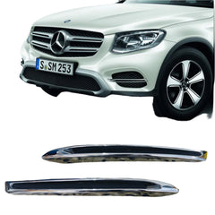 Fog Lamp Cover Chrome Left A2538852100 & Right A2538852200 Compatible With MERCEDES-BENZ GLC W253 2017-2020 Tag No.313