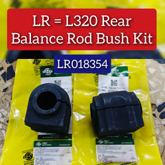 Rear Stabilizer Sway Bar Bushing Kit LR018354 87LR12122 Compatible With LAND ROVER RANGE ROVER SPORT I (L320) & RANGE ROVER SPORT II (L494)