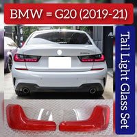 Tail Light Glass Compatible With BMW 3 series G20 (2019-2021)