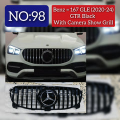 GTR Black Chrome Show Grill Compatible With Mercedes Benz GLS-Class W167 (2019-2023) Tag 98