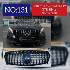 GTR Silver Chrome Show Grill Mercedes Benz = 117 CLA (2013-2019) Tag 131