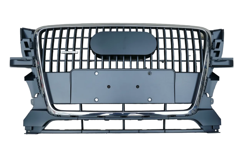 RSQ5 Black And Chrome Honeycomb Show Grill 8R0853651A Compatible With Audi = Q5 (2009-12) Tag No.145