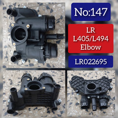 Elbow (Thermostat) LR022695 & LR110459 & LR186860 Compatible With LAND ROVER & RANGE ROVER IV (L405) & RANGE ROVER SPORT II (L494) Tag No.147