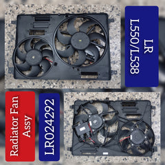 Engine Radiator Cooling Fan Assembly LR024292 LR045248 31332823 Compatible With LAND ROVER DISCOVERY SPORT (L550) & RANGE ROVER EVOQUE (L538) & RANGE ROVER EVOQUE Convertible (L538)