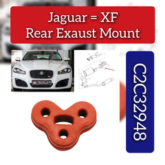 Rear Exhaust Hanger Bracket Holder Mount C2C32948 Compatible With JAGUAR XF