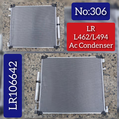 AC Condenser LR062424 LR106642 LR181384 Compatible with LAND ROVER DISCOVERY V (L462) & RANGE ROVER IV (L405) & RANGE ROVER SPORT II (L494)