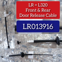 Release Cable LR013916 Compatible With RANGE ROVER SPORT I (L320) (2010-16)