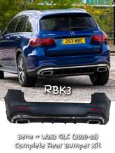 Rear Bumper Kit 2538800007 Compatible With Mercedes Benz GLC W253 (2020-22) RBK3