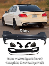 Rear Bumper Kit 2128853538 Compatible With Mercedes Benz E-Class W212 (2014-16) RBK4