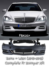 Front Bumper Kit 2218805940 Compatible With Mercedes Benz S-Class W221 (2010-13) FBK207
