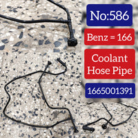 Coolant Hose Pipe 1665001391 Compatible With Mercedes Benz W166 Tag No.586
