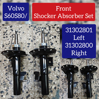 Front Shocker Right 31302800 & Left 31302801 Compatible With Volvo S60/S80