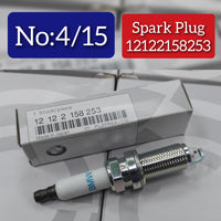 Spark Plug 12122158253 12120032137 12120032138 12120035915 For BMW 3 Series E90 & 5 Series E60 F10 Tag No. 04/15