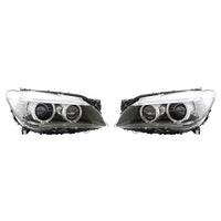 Complete Headlight Assembly Left 63117225229 & Right 63117225230 Compatible With BMW 7 Series (F02) (2009-2012)