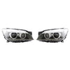 Complete Headlight Assembly Left 63117225229 & Right 63117225230 Compatible With BMW 7 Series (F02) (2009-2012)