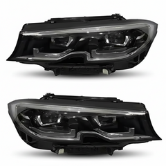 Complete Headlight (LED) Set Left 63115A243B3 & Right 63115A243B4 Compatible With BMW G20