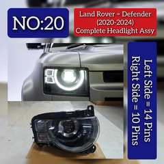 Complete HeadLight Assy Compatible With Land Rover Defender (2020-24)