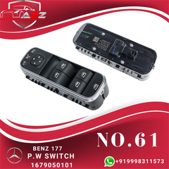 Black Window Switch For MERCEDES BENZ A-CLASS W177 1679050101 Tag-SW-61
