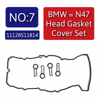 Tappet Cover Packing (Engine Valve Cover Gasket) 11128511814 Compatible With BMW 3 Series E90 F30 & 5 Series F10, X1 E84, X3 F25 Tag-TC-07