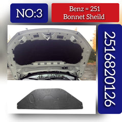 Engine Hood Insulation 2516820126 Compatible With MERCEDES-BENZ R-CLASS W251