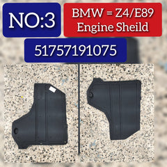 Underfloor Coating Center 51757191075 Compatible with BMW Z4 E89 Tag No.3