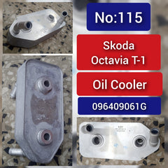 Oil Cooler 096409061G 096409061 096409061F 096409061E Compatible With SKODA OCTAVIA I (1U2) & VW NEW BEETLE (9C1, 1C1) Tag-O-115