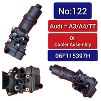Oil Cooler Assembly 06D117021C 06F115397E 06F115397F 06F115397H 06F115397J Compatible With Audi A3 A4 TT Tag-O-122