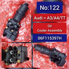 Oil Cooler Assembly 06D117021C 06F115397E 06F115397F 06F115397H 06F115397J Compatible With Audi A3 A4 TT Tag-O-122