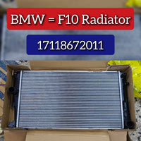 Engine Radiator 17118672011 Compatible With BMW F10 F18