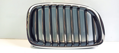 Front Bumper Kidney Grille Full Chrome Set Left 51137336485 & Right 51137336486 Compatible With BMW 5 Series F07 Tag No.116