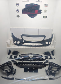 Front Bumper Kit FBK201 2058802305 Compatible With Mercedes Benz W205 (2015-21)
