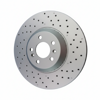 Rear Brake Disc Set 2224231500 Compatible With Mercedes Benz W222