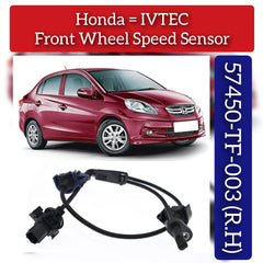 Front Right ABS Wheel Speed Sensor 57450TF003 Compatible With HONDA T5/IVTEC