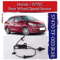 Rear Right ABS Wheel Speed Sensor 57470TF003 Compatible With HONDA T5/IVTEC