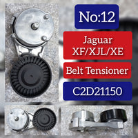 Belt Tensioner With Pulley C2D21150 Compatible With Jaguar XE & XF Tag No.12