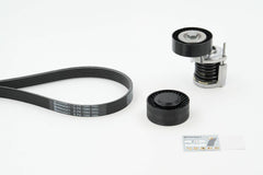 Multi RIB Belt Kit 6PK1580K1 Compatible With AUDI A4 B8 (8K2) | A4 / S4, Q5 (8RB) (CONTINENTAL)