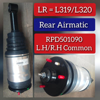 Rear Right/Left Air Spring RPD501090 LR014195 LR038095 LR038096 LR041110 RPD000309 Compatible With LAND ROVER DISCOVERY IV (L319) | LR4 & RANGE ROVER SPORT I (L320)